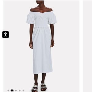 A.L.C. Intermix exclusive white off the shoulder dress 6